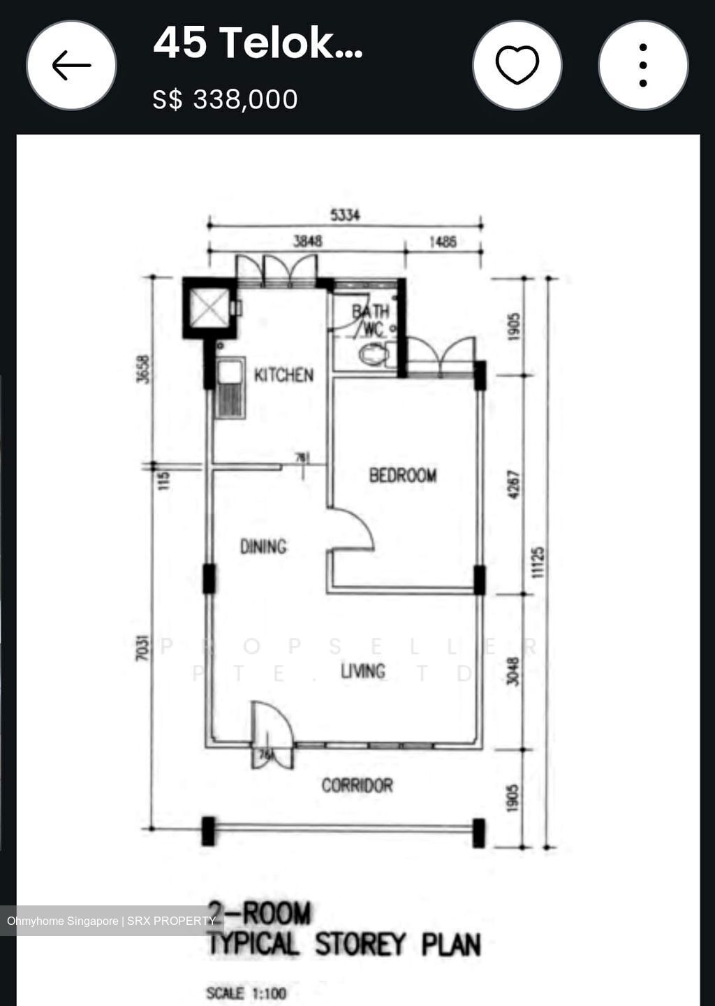 Blk 45 Blangah Court (Bukit Merah), HDB 2 Rooms #629787691
